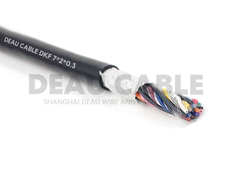 高柔雙絞屏蔽信號(hào)電纜DKF830 7*2*0.3
